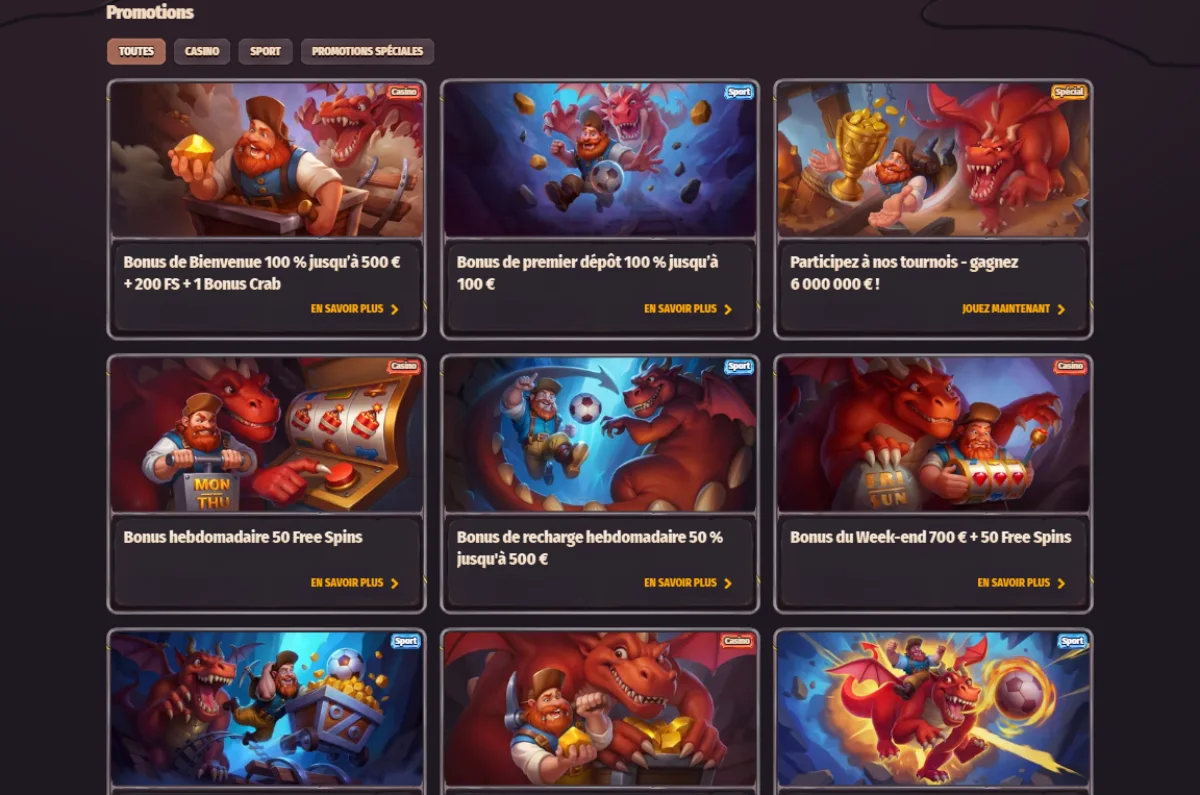 dragonia casino promotions